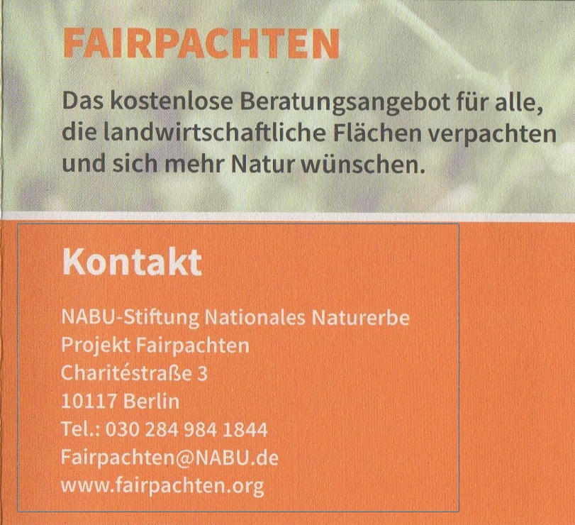 Fair Pachten Adresse